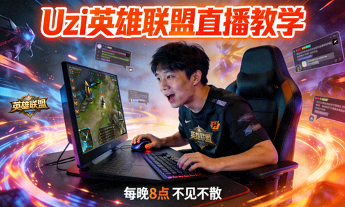 Uzi英雄联盟直播教学